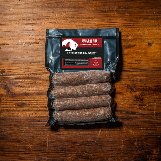 Bison Garlic Bratwurst